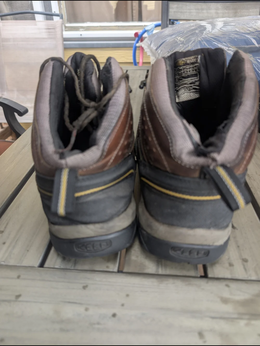 Men's Keen Steel Toe Mid Work Boots..Size 15EEE